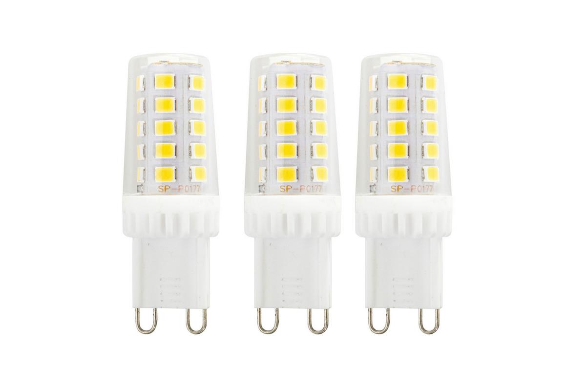 Led Izzó 3,5w/g9 - fehér/átlátszó, Basics, műanyag/fém (1,6/4,9cm)