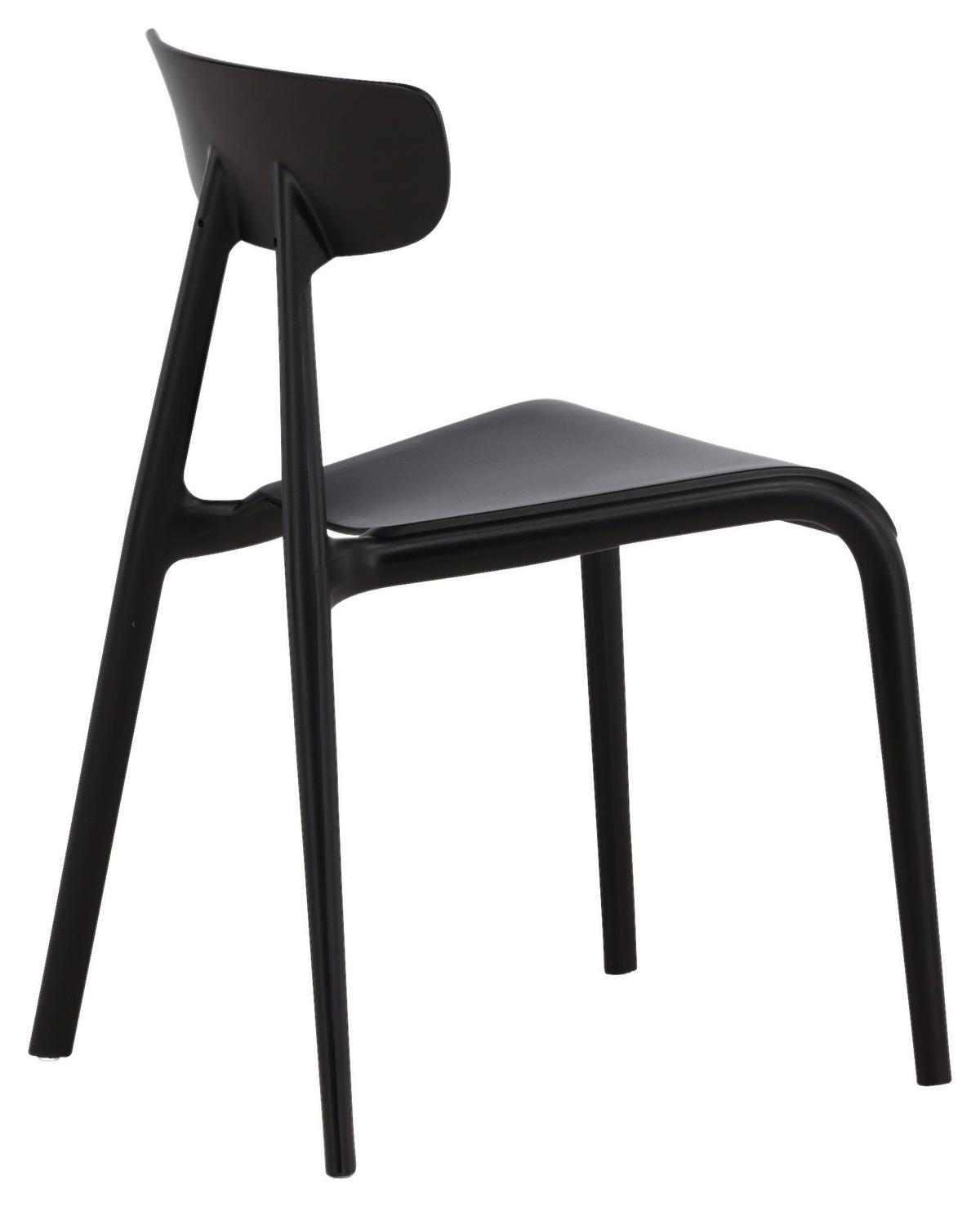 Stuhl-Set Ursholmen - Schwarz, Design, Kunststoff (49/79.5/54cm) - Livetastic