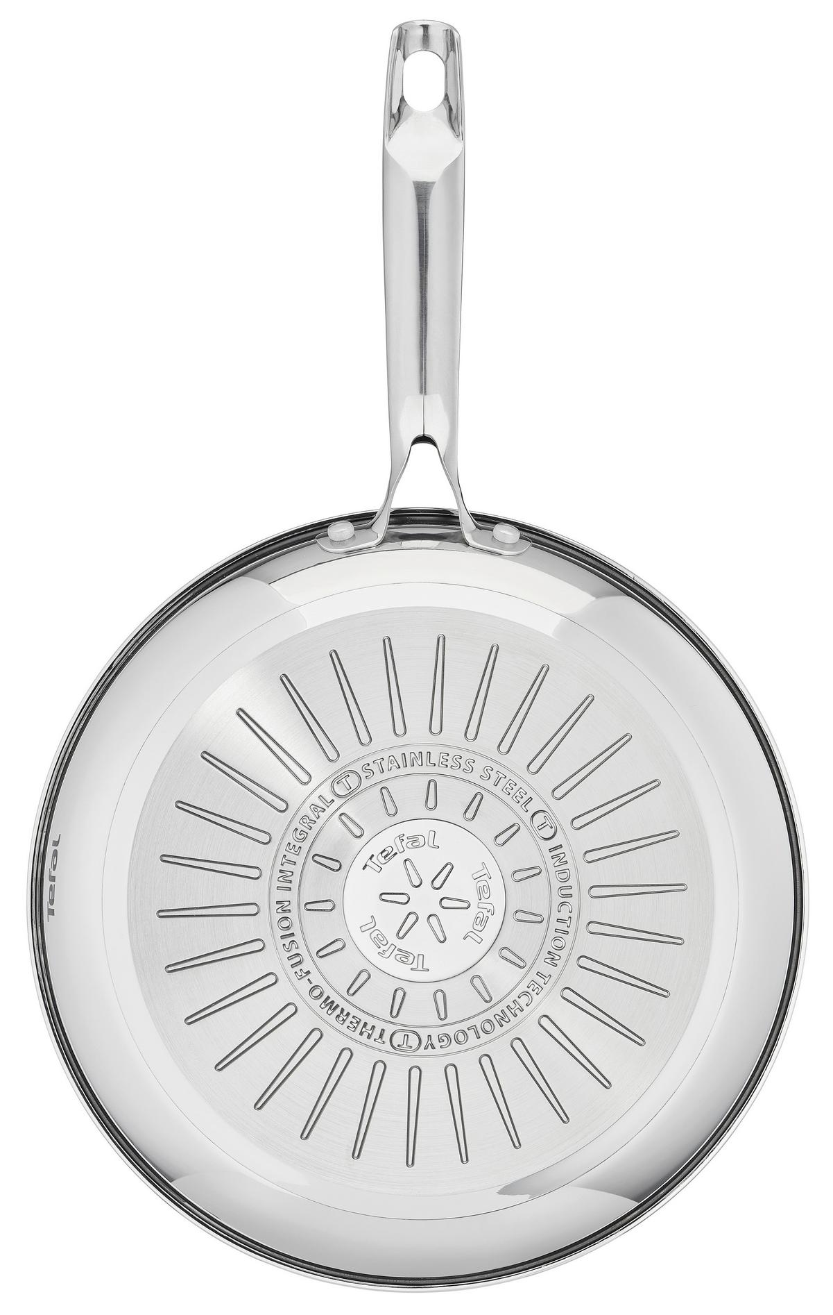 Bratpfanne Duetto D: 28 cm - Edelstahlfarben, Basics, Metall (28 cmcm) - Tefal
