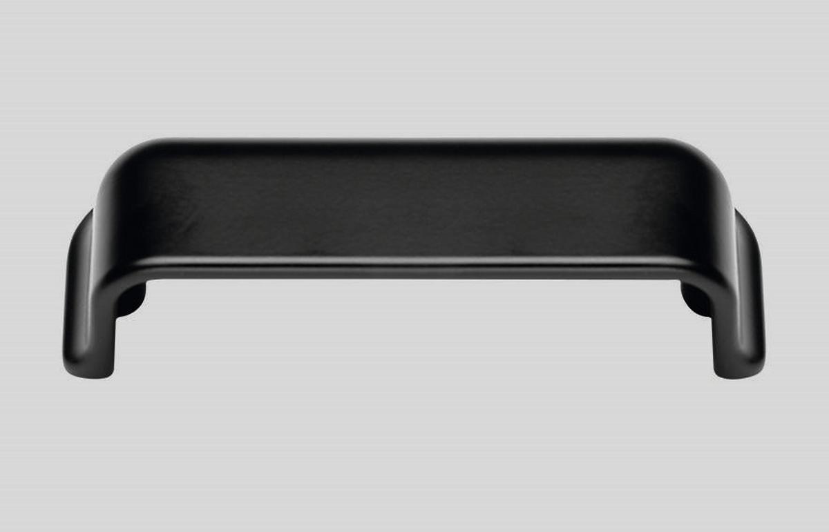 Muschelgriff Schwarz Griffe - Schwarz, MODERN, Metall - Vertico