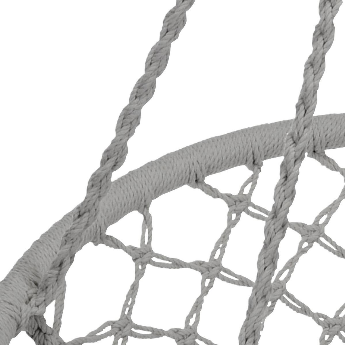 Függőfotel X28000260 - szürke, Basics, textil/fém (80/115/60cm)