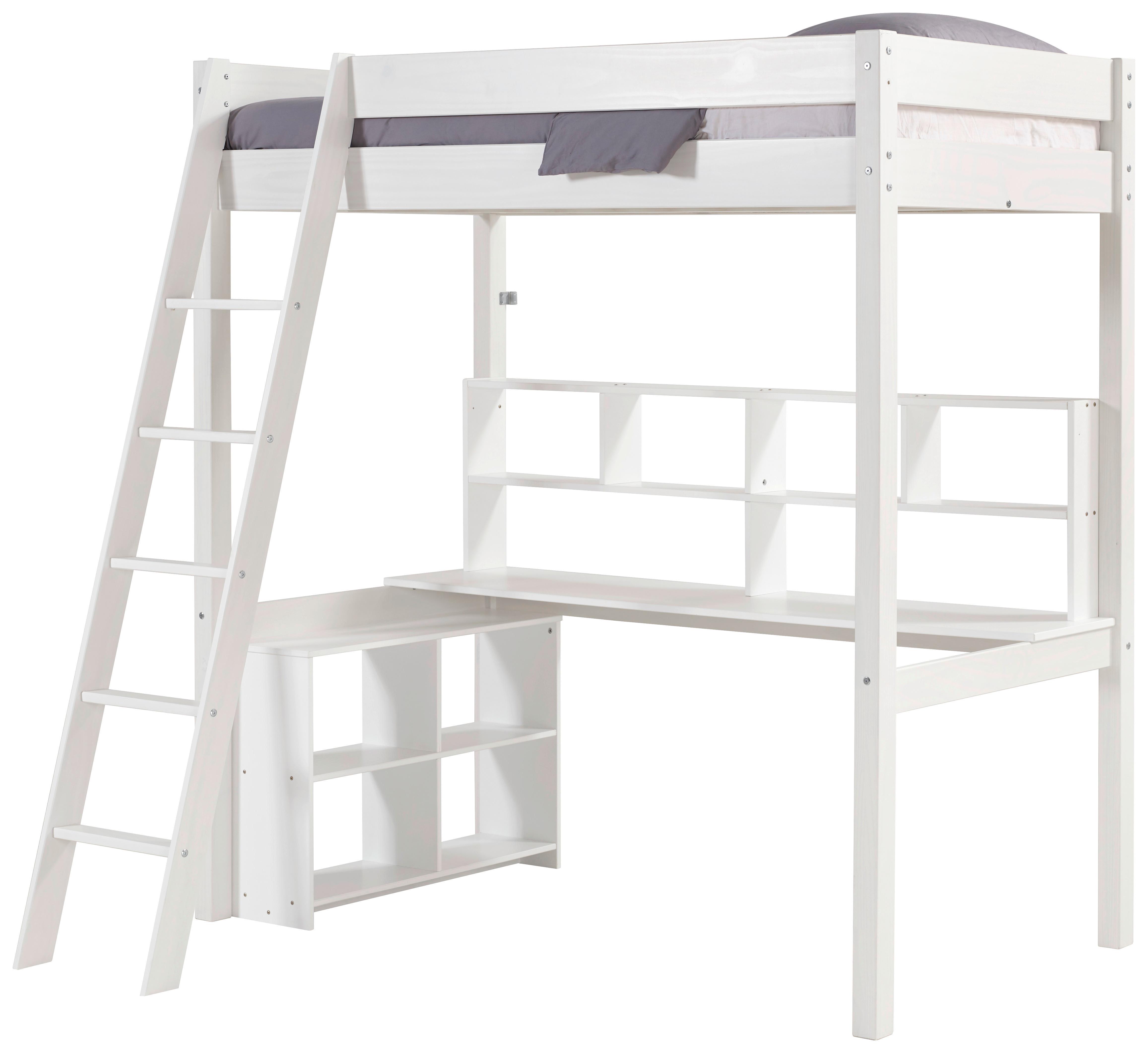 Emeletes Ágy Kim - natúr/fehér, Lifestyle, fa (212,5/201/154cm) - MID.YOU