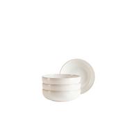 Schüsselset Unico Weiß 4-teilig - Weiß, Basics, Keramik - Mäser