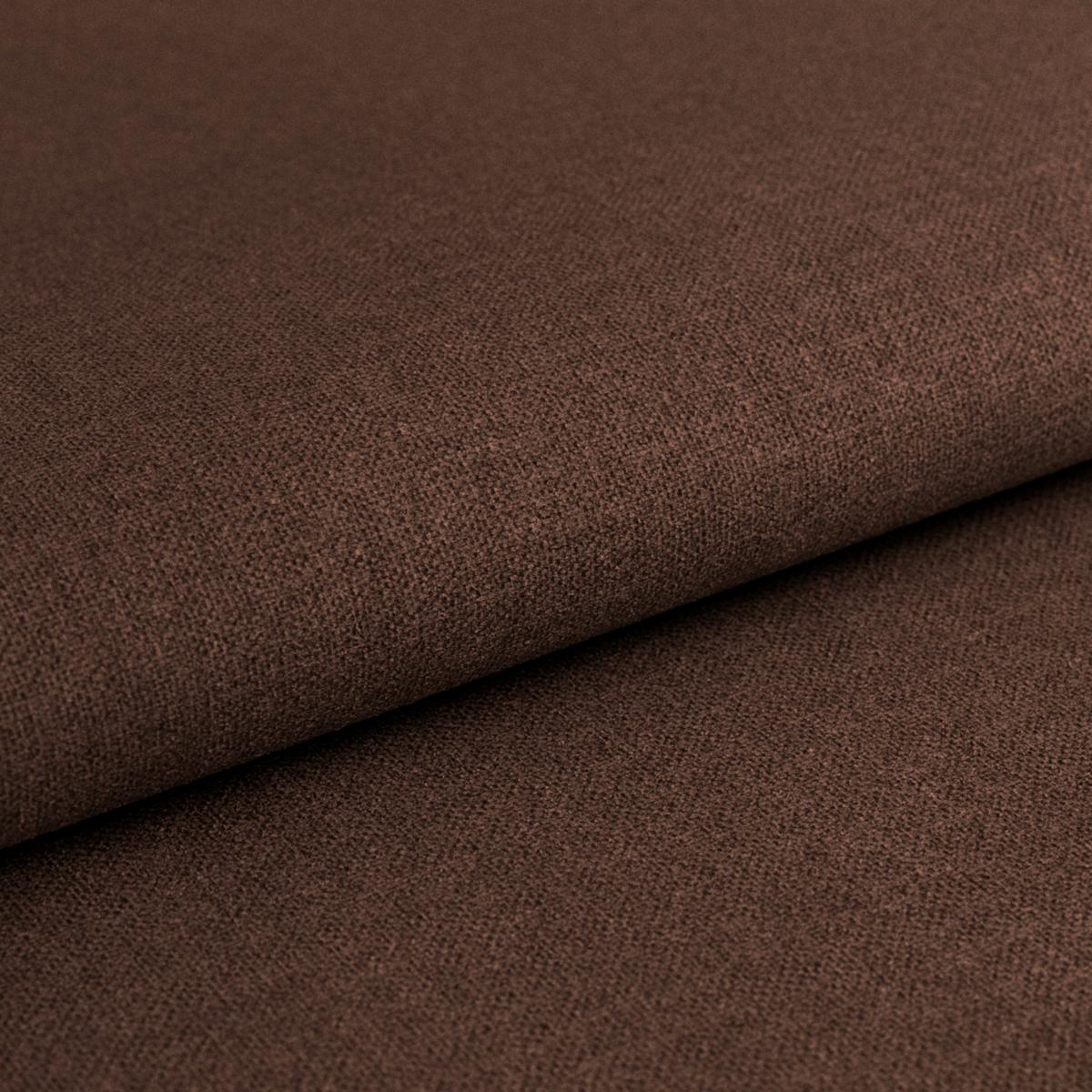 Hocker Gemini Dunkelbraun, B: 108cm - Chromfarben/Braun, KONVENTIONELL, Textil (108/46/108cm)