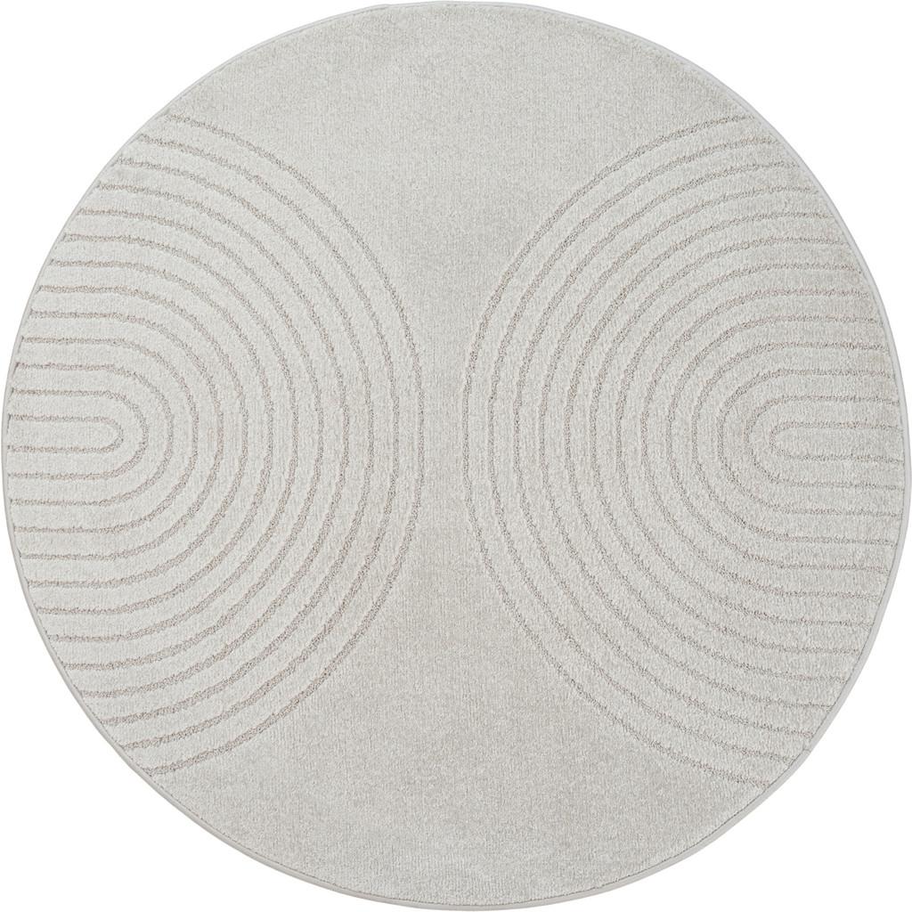 Webteppich Eclipse Grau Ø ca. 120cm