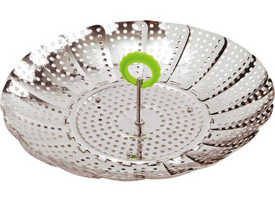 Dampfeinsatz Edelstahl - Silberfarben, KONVENTIONELL, Metall (13/24cm) - Homeware Dampfeinsatz Edelstahl - Silberfarben, KONVENTIONELL, Metall (13/24cm) - Homeware