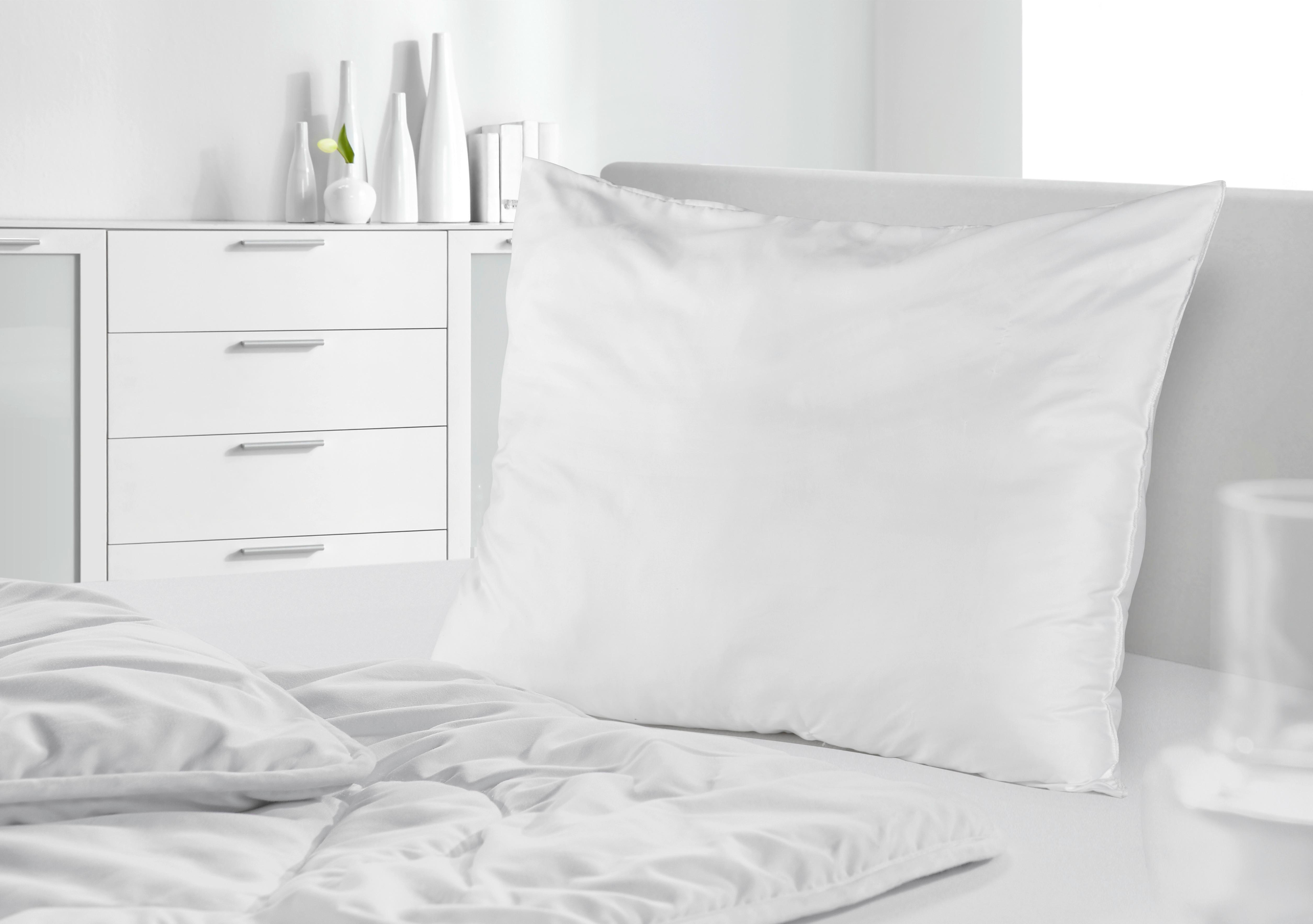 Vankúš Pod Hlavu Zilly, 70/90cm, Biela - biela, textil (70/90cm) - Nadana