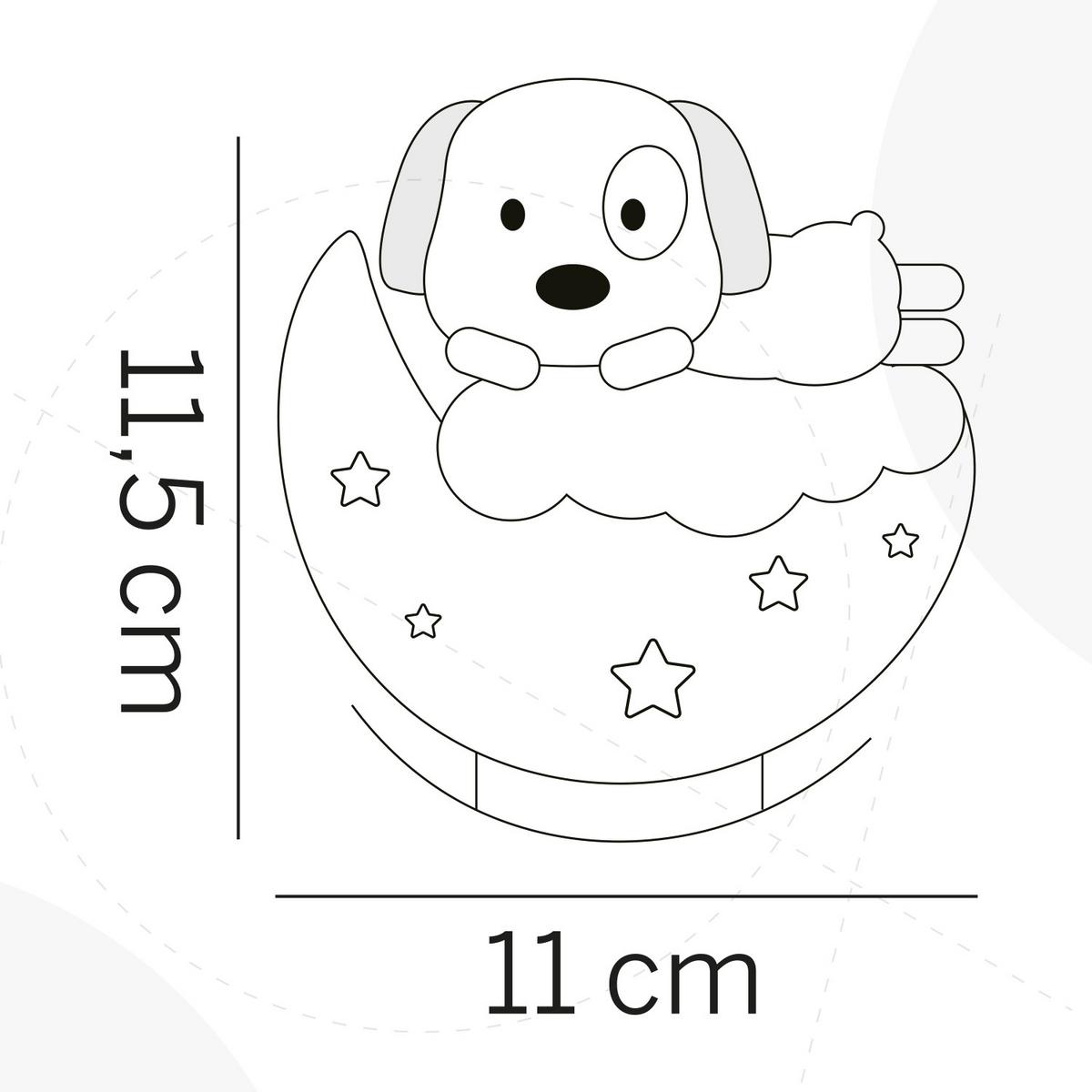 Kindertischleuchte Celeste Hellblau Weiß L: 11 cm - Basics (11/6.5/12.5cm)