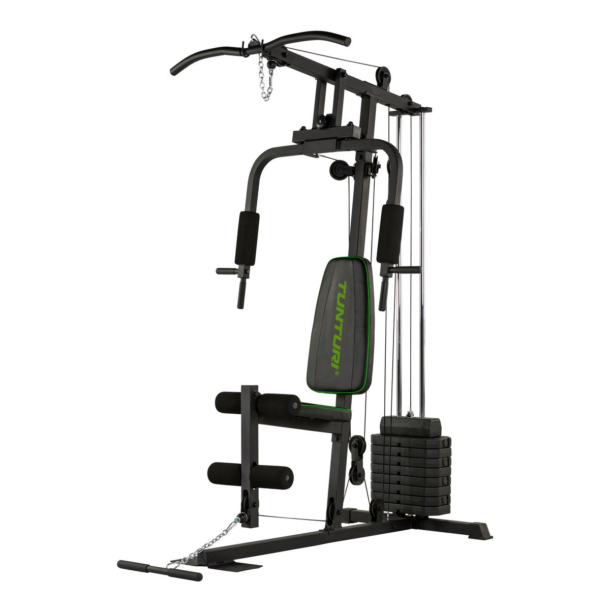 Kraftstation Tunturi Hg10 Home Gym - Schwarz, KONVENTIONELL, Holz/Kunststoff (142/118/206cm)