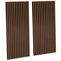 Akustikpaneel Josef - Walnussfarben, MODERN, Holzwerkstoff/Kunststoff (60/120/2cm)