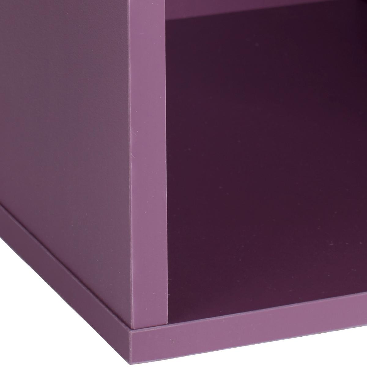 Polc Box - ibolya, Modern, faalapú anyag (23/46/25cm)