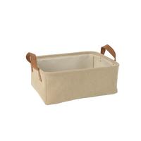 KORB KRISI - L - Beige, Basics, Leder/Kunststoff (36/26/14cm) - James Wood