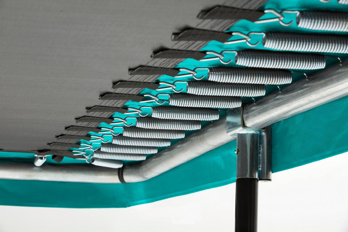 Trampolin 5093g *mb* - Grün, Basics, Metall (244/366cm) - Salta