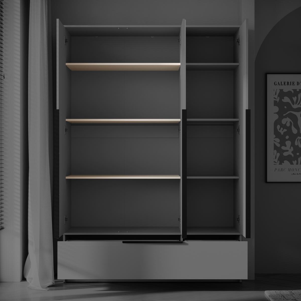 SADA VKLÁDACÍCH POLIC SPIRIT - kašmírová/béžová, Konvenční, kompozitní dřevo (87/1,5/46cm) - P & B