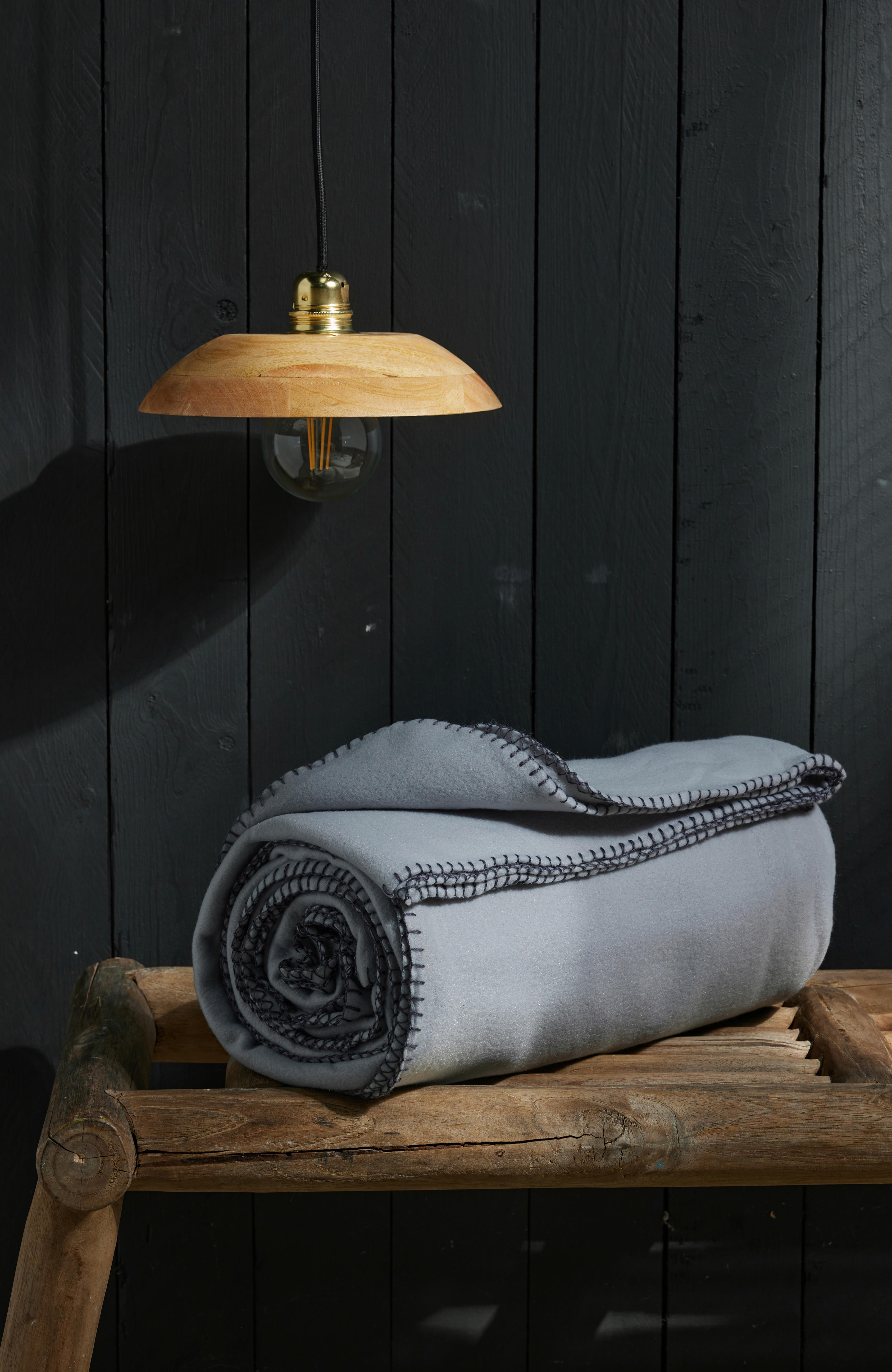 MĚKKÁ DEKA ACIER - šedá, Moderní, textil (220/240cm)