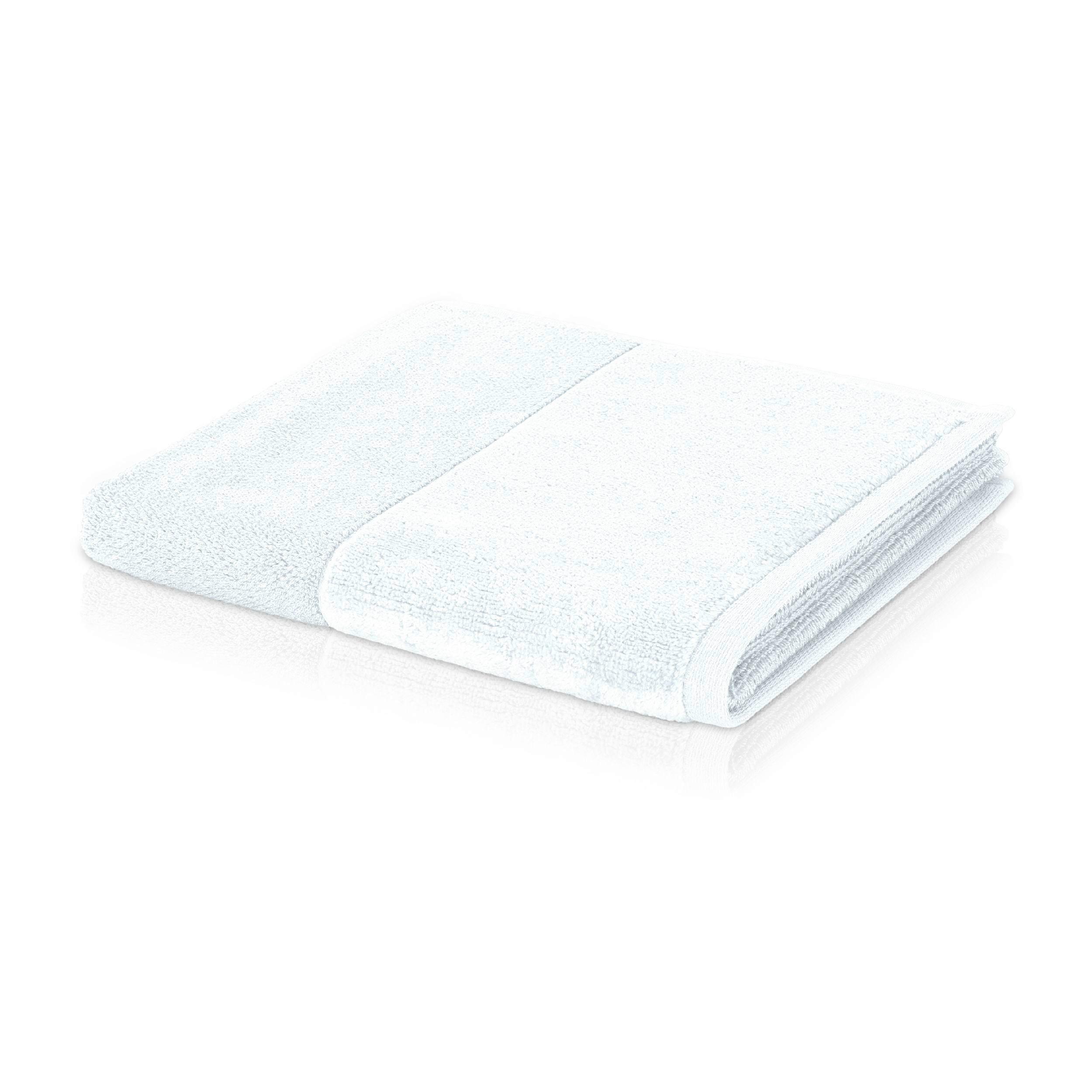 Gästehandtuch Bamboo Bambus 630 G/M2 Weiß 30x50 cm - Weiß, Basics, Textil (30/50cm) - Moeve