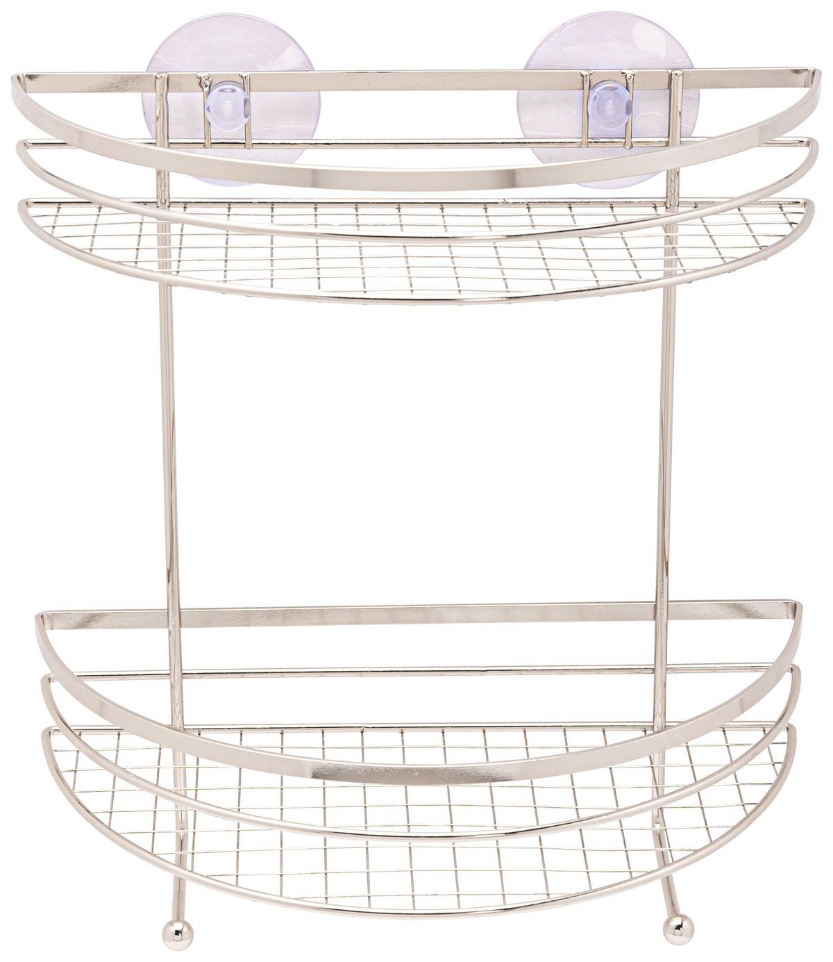 DUSCHREGAL NIZZA 3 B992483 - Chromfarben, KONVENTIONELL, Metall (24/12/25cm) - Ondega