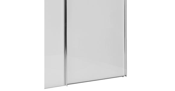 Schwebetürenschrank Glasfront 200 cm Sonate, Weiß - Weiß, MODERN, Holz/Holzwerkstoff (200/240/68cm) - Luca Bessoni