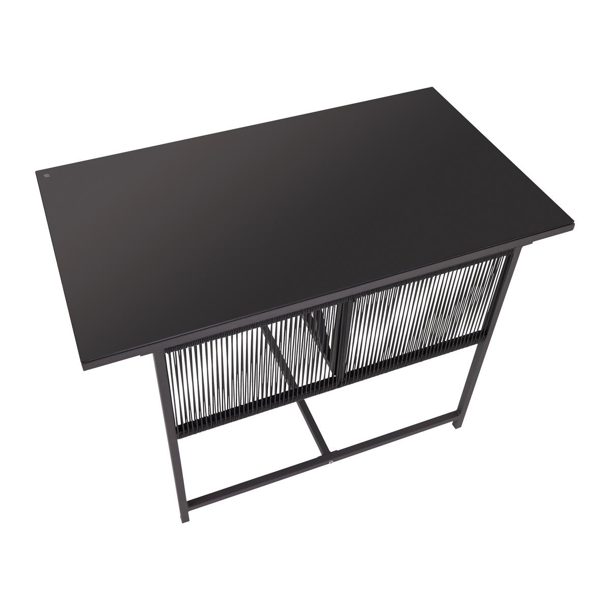 Záhradní souprava STELA - šedá/černá, Moderní, kov/textil - Bessagi Garden