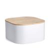 Brotkasten Weiß B: 27 Cm - Weiß, Basics, Holz/Metall (27/27/15cm) - Zeller Present