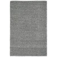 Handwebteppich My Loft - Silberfarben, KONVENTIONELL, Textil (160/230cm) - Obsession