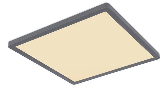 LED-Deckenleuchte Yesenia L: 29,4 cm mit Memory-Funktion - Opal/Graphitfarben, MODERN, Kunststoff (29,4/29,4/2,5cm) - Luca Bessoni
