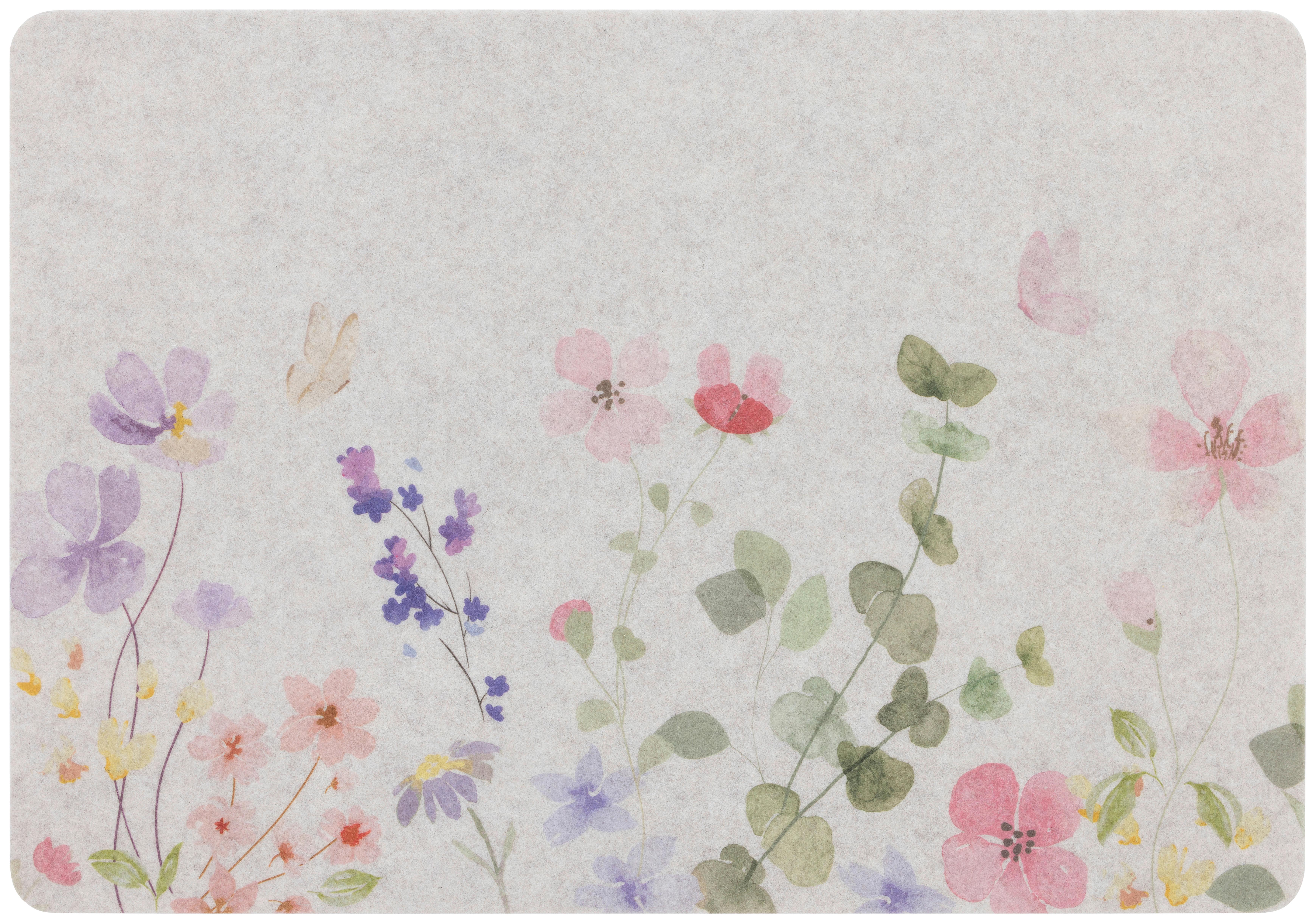 Platzdeckchen Lara - Multicolor, KONVENTIONELL, Kunststoff (43/30/0,3cm) - Luca Bessoni