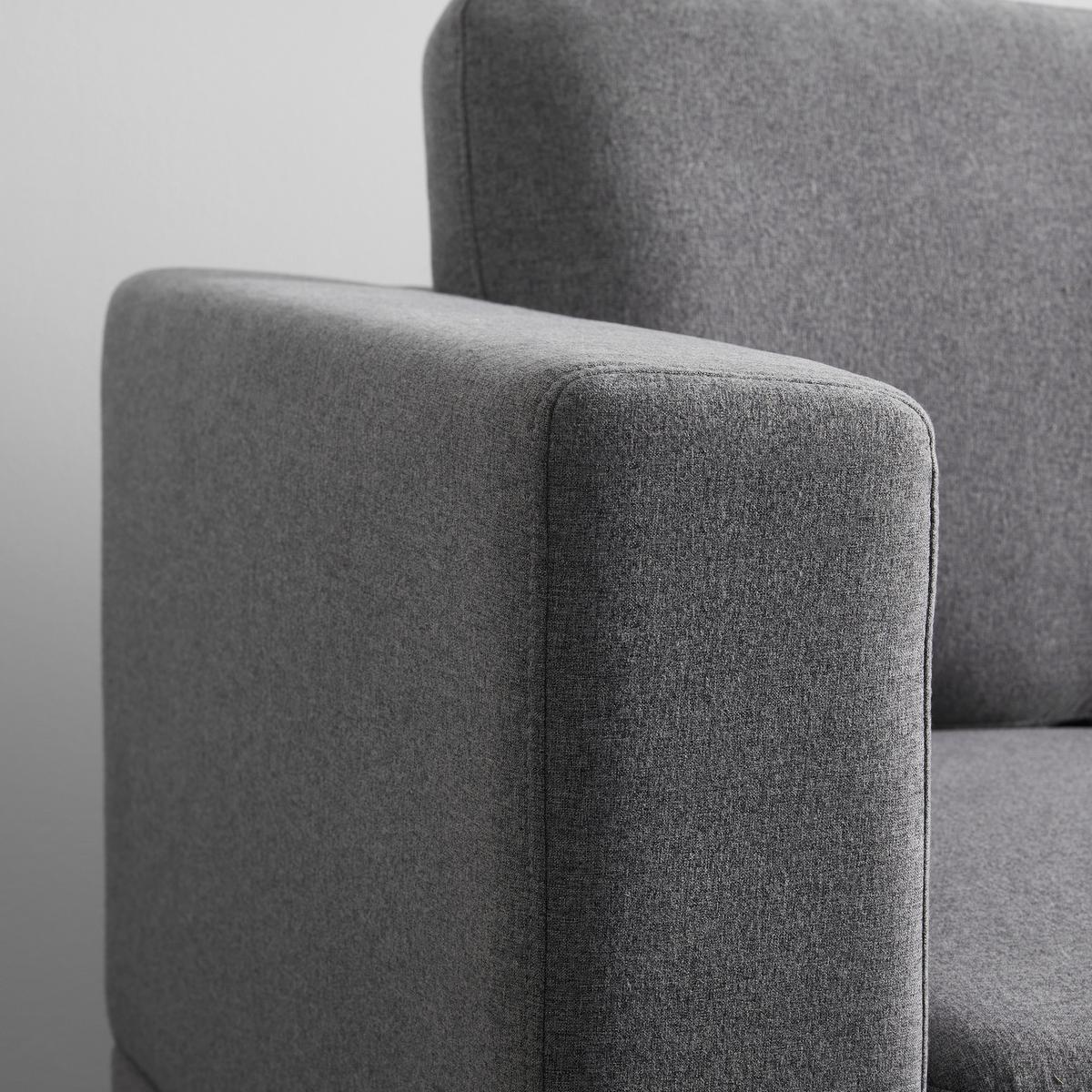 Sedací souprava KYLE šířka 242cm/162cm - šedá/přírodní barvy, Moderní, dřevo/textil (242/88/189cm) - Bessagi Home