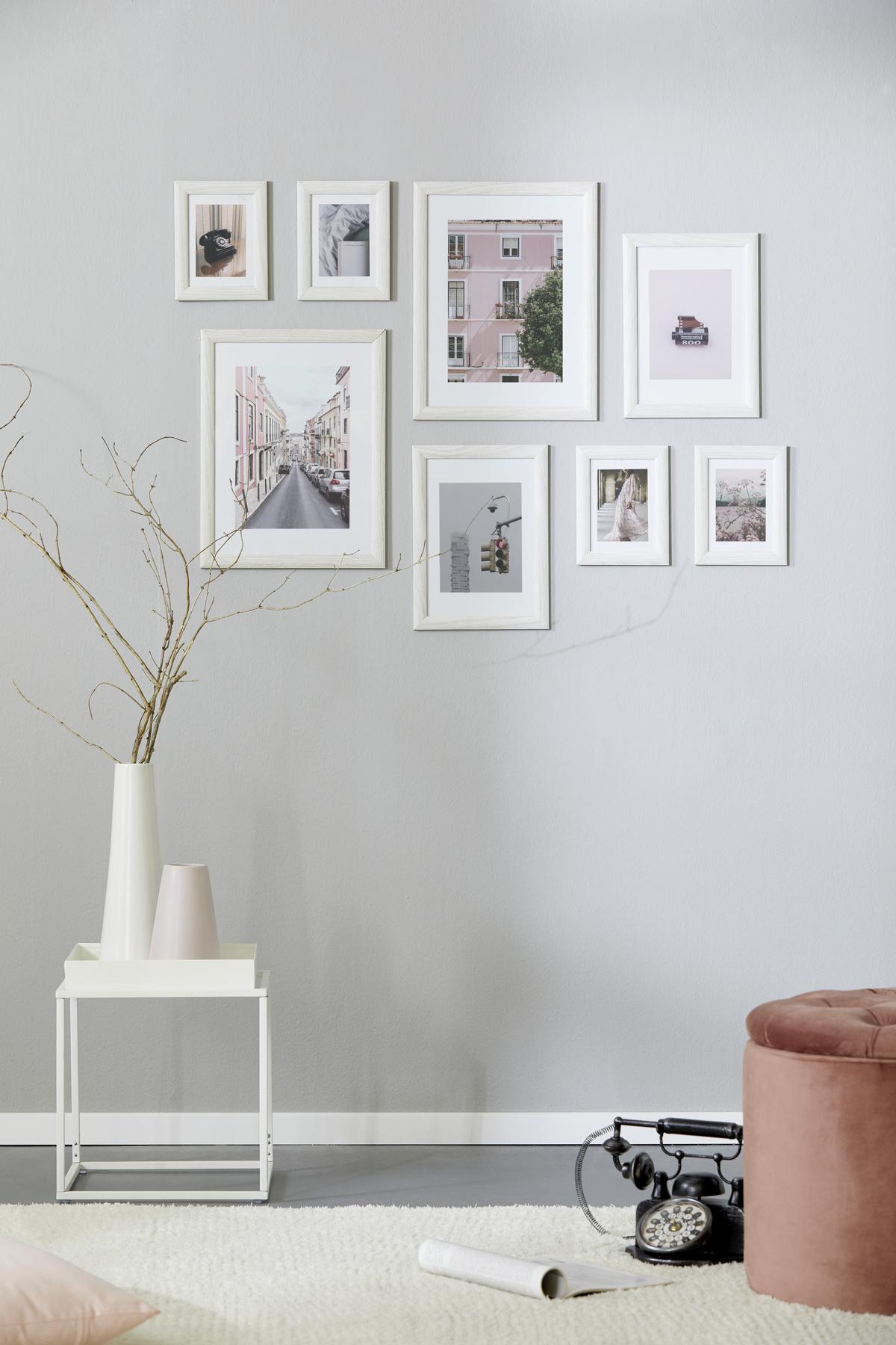 RÁM NA OBRAZY Anna 30x40 cm - biela, kompozitné drevo (30/40cm) - Modern Living