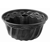 Gugelhupfform 2519 Rund DxH: 22x11,5 cm Antihaftbeschichtet - Schwarz, Basics, Metall (22/11,5cm) - Dr.Oetker