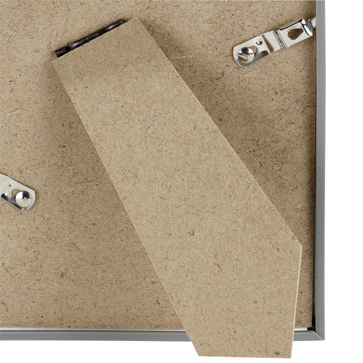 Képkeret Cameo - világosszürke, Basics, műanyag/Üveg (13,7/18,7/1,8cm) - Luca Bessoni