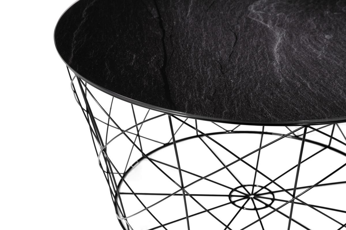 Couchtisch Schwarz L: 80 Cm - Schwarz, Design, Glas/Metall (80/80/45cm) - Livetastic