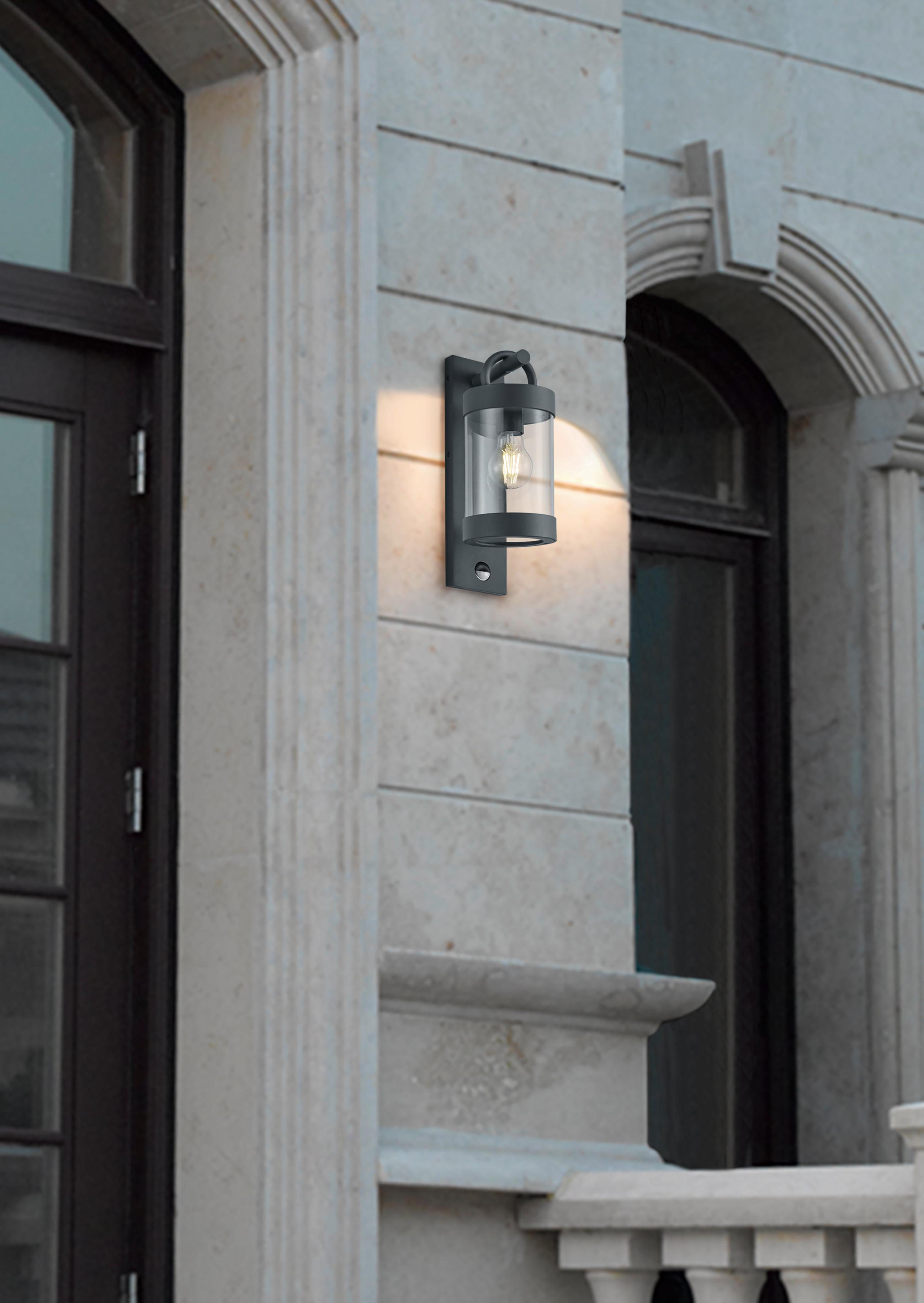 Außenwandleuchten Sambesi 28w Aluminium, Wandmontage - Anthrazit, Basics, Metall (12,5/33/18,6cm) - Trio Leuchten