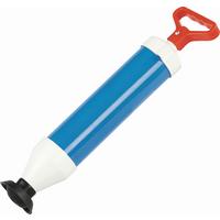 Lefolyótisztító Kézi Pumpával - fekete/piros, Konventionell, műanyag (38cm)