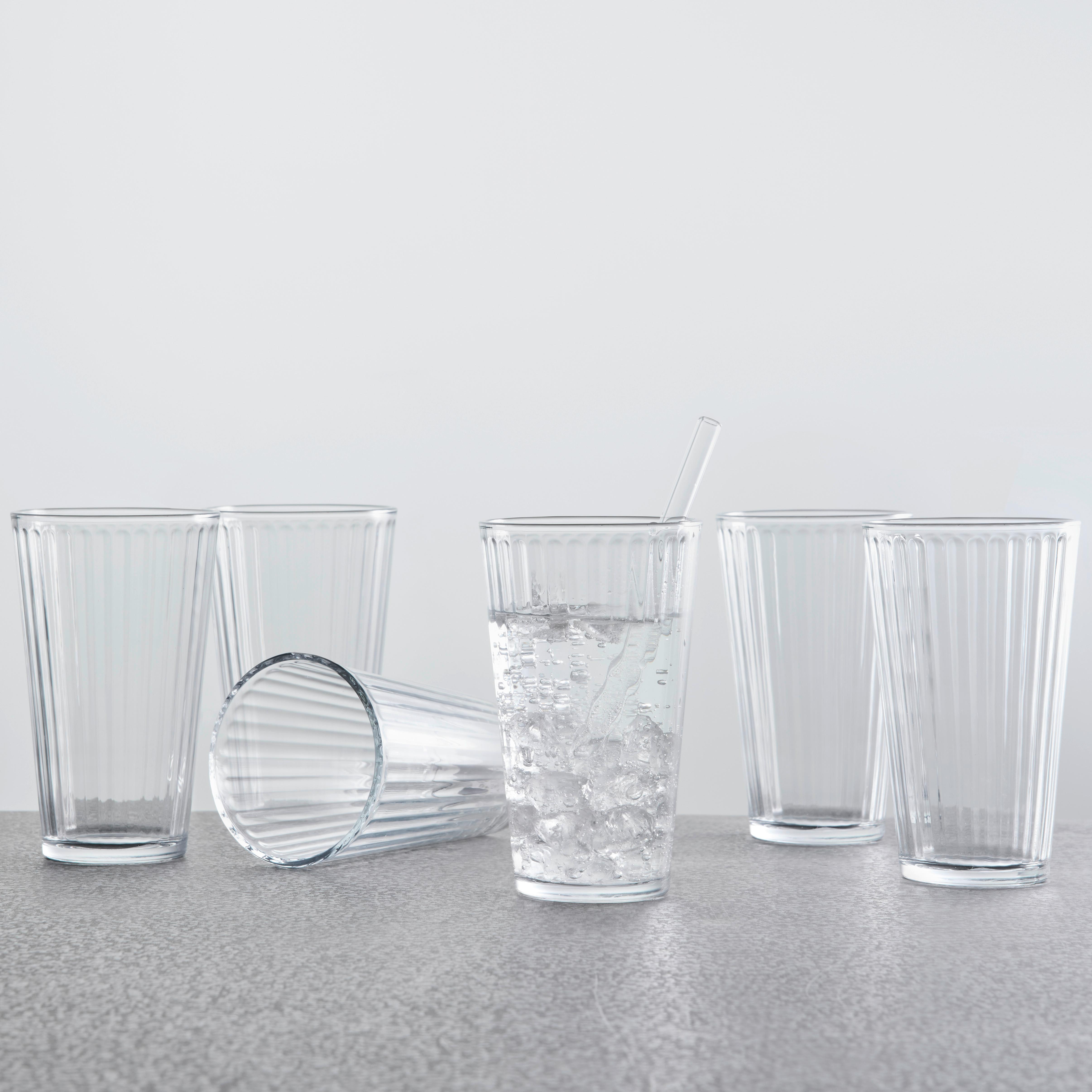 SADA SKLENIC OLE - čiré, Konvenční, sklo (6/14,7/8,7cm) - Modern Living
