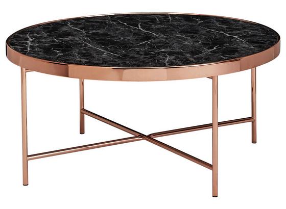 Eleganz & Glamour: Runder Couchtisch in Kupfer