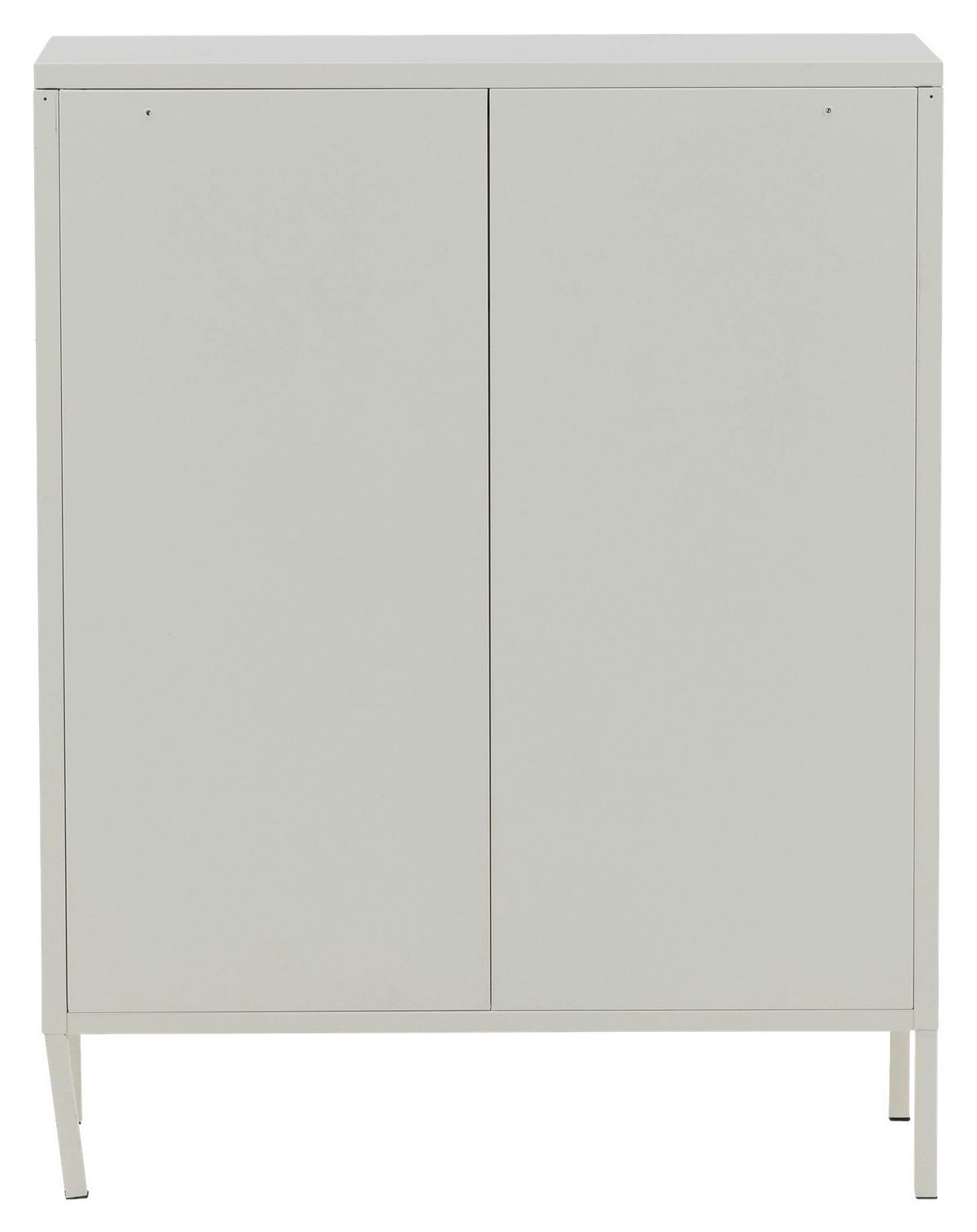 Sideboard Misha - Beige, Design, Metall (80/101,5/40cm) - Livetastic