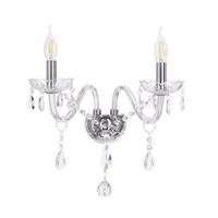 Wandleuchte 22-30276 Cristallo - Transparent, KONVENTIONELL (21/38/37cm)