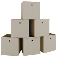 Faltbox Boxas Naturfarben B: 27 Cm - Naturfarben, Basics, Kunststoff (27/28/27cm) - MID.YOU