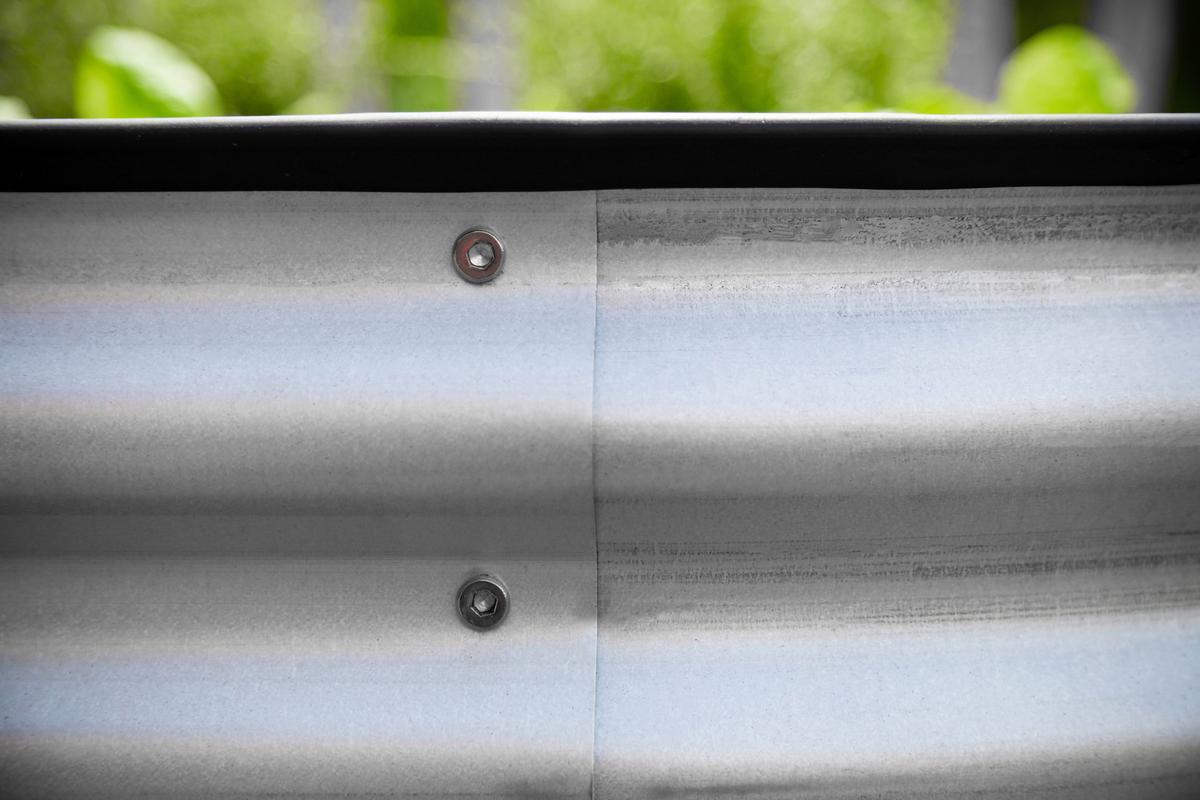 Hochbeet Metall Hochbeet Oval 160 Cm - Silberfarben, Basics, Metall (160/82/80cm)