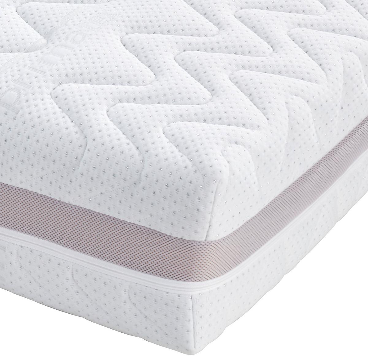 Taschenfederkernmatratze Superior Dream 90x200 Cm H3 - Weiß, KONVENTIONELL, Textil (90/200cm) - Livetastic