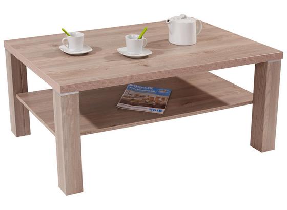 Couchtisch Coffee mit Ablage in Silbereiche Nelson Dekor - Eichefarben, MODERN, Holzwerkstoff (110/45/67cm) Couchtisch Coffee mit Ablage in Silbereiche Nelson Dekor - Eichefarben, MODERN, Holzwerkstoff (110/45/67cm)