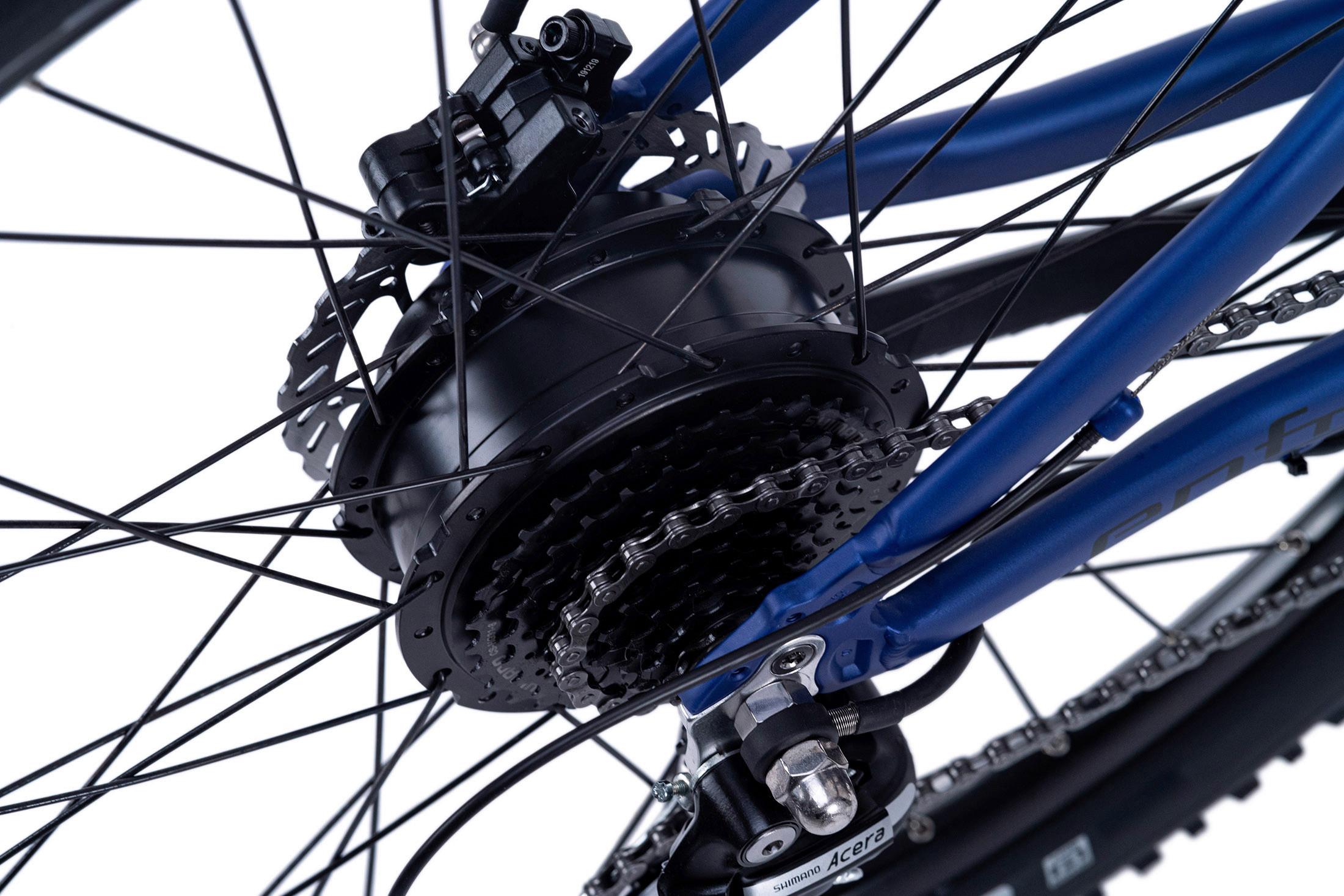 Elektrofahrrad 29 Zoll, 120 km - Blau, Basics, Metall (180/70/100cm)