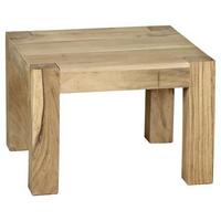 Konferenčný stolík Mumbai masív - farba akácie, Design, drevo (60/60/40cm) - MID.YOU