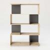 Regal Shelfy - Eiche Artisan/Grau, MODERN, Holzwerkstoff (103/146/36cm) - MID.YOU