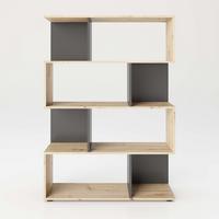 Regal Shelfy - Eiche Artisan/Grau, MODERN, Holzwerkstoff (103/146/36cm) - MID.YOU