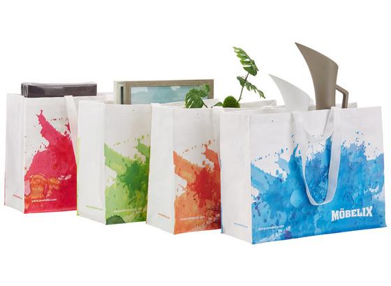 Einkaufstasche Florian - Blau/Pink, KONVENTIONELL, Kunststoff (50/19,5/39cm) Einkaufstasche Florian - Blau/Pink, KONVENTIONELL, Kunststoff (50/19,5/39cm)
