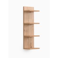 Wandregal Eolo Artisan B: 23,2 cm - Eiche Artisan, Trend, Holzwerkstoff (23,2/75/16,8cm)