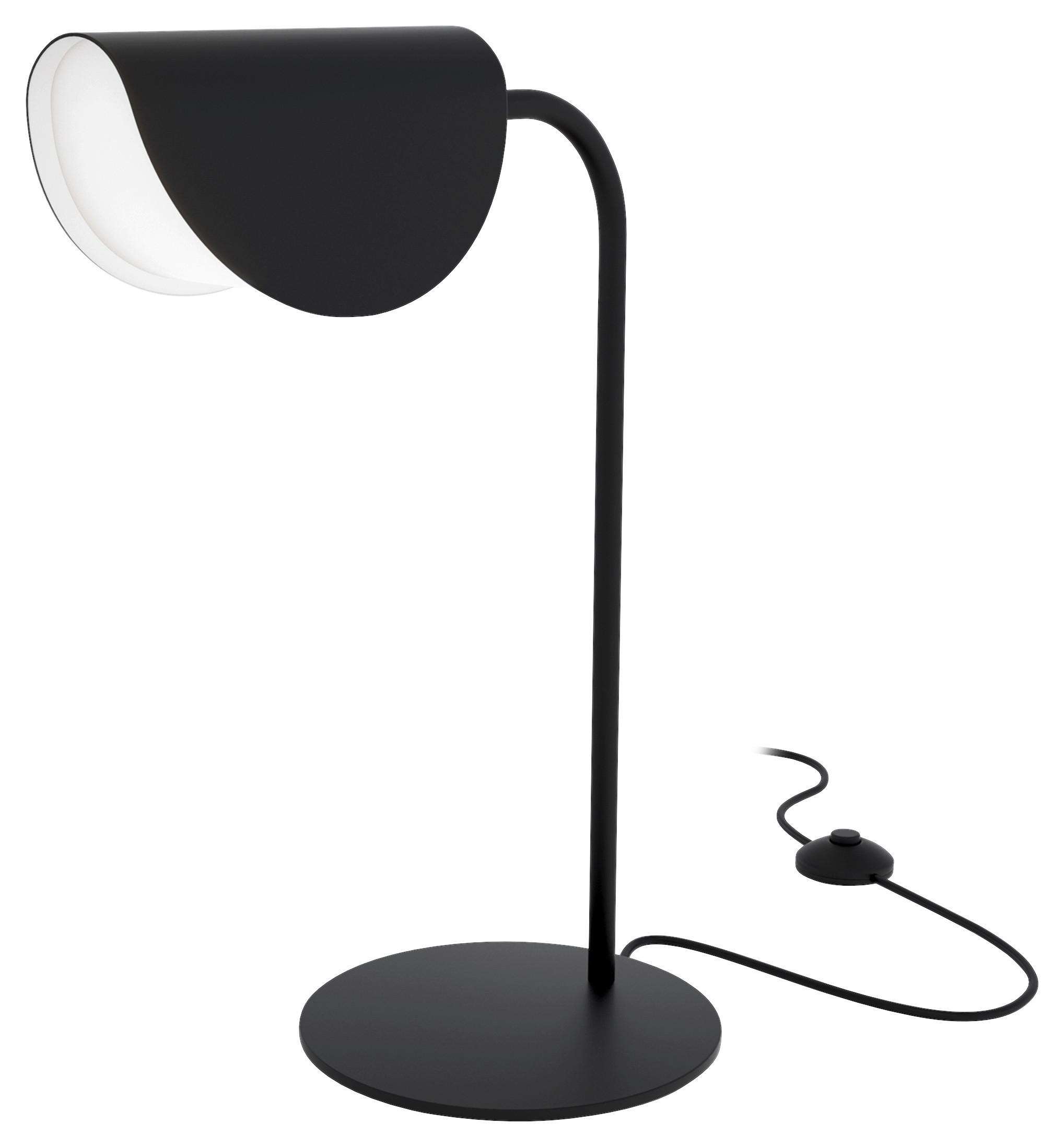 Tischleuchte Mollis - Schwarz/Weiß, Basics, Kunststoff/Metall (29/43/18cm) - MAYTONI