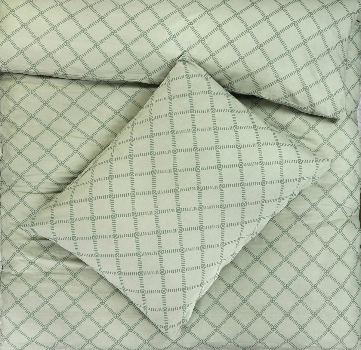 BETTWÄSCHE ANASTASIA - Salbeigrün, MODERN, Textil - Luca Bessoni